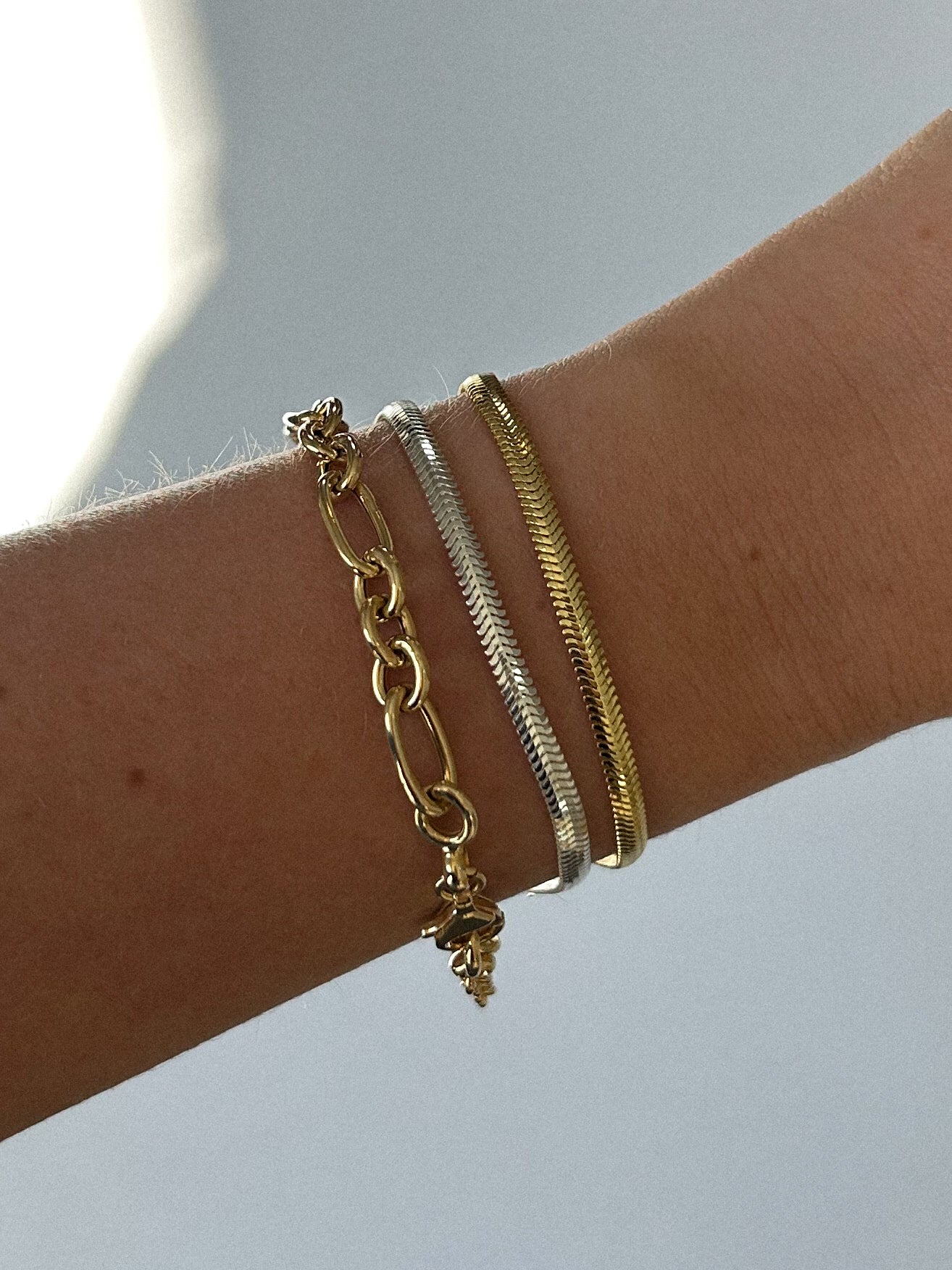 Gold Plated Bulky Bracelet