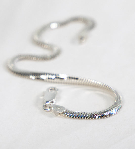 Sterling Silver Snake Necklace